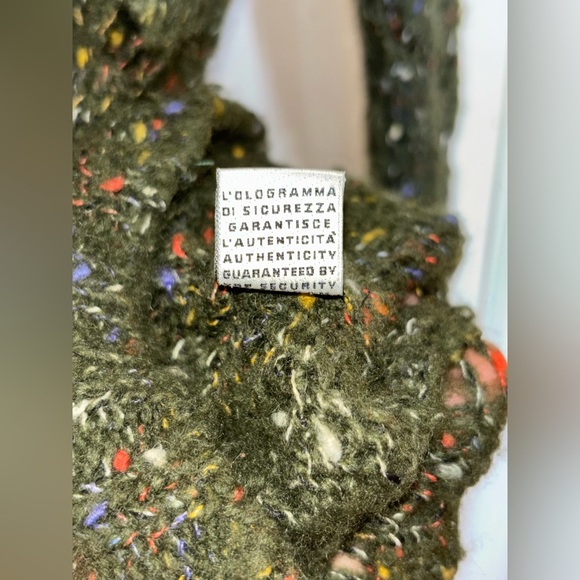 Dolce & Gabbana Women's Green Cable Knit Turtleneck Sweater Vintage Sz L Italy. - Picture 10 of 11